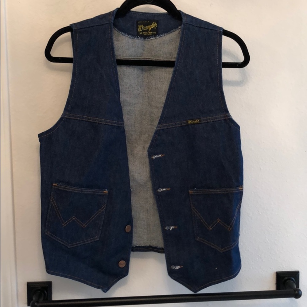 Wrangler Denim Vest Festival
